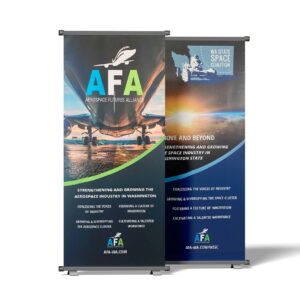 Banners for Aerospace Futures Alliance