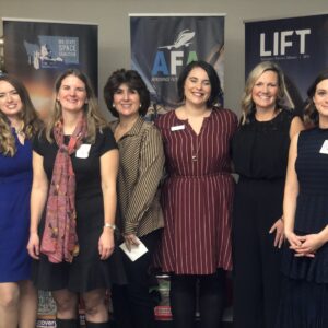 Brianna at AFA holiday party