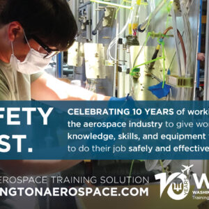 Washington Aerospace Training and Research (WATR) Center ad for Northwest Aerospace News Magazine
